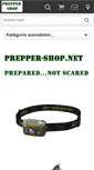 Mobile Screenshot of prepper-shop.net